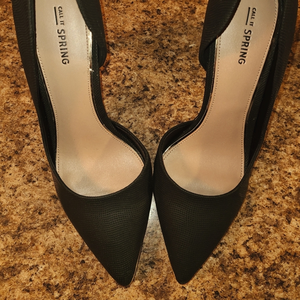 Black high heels